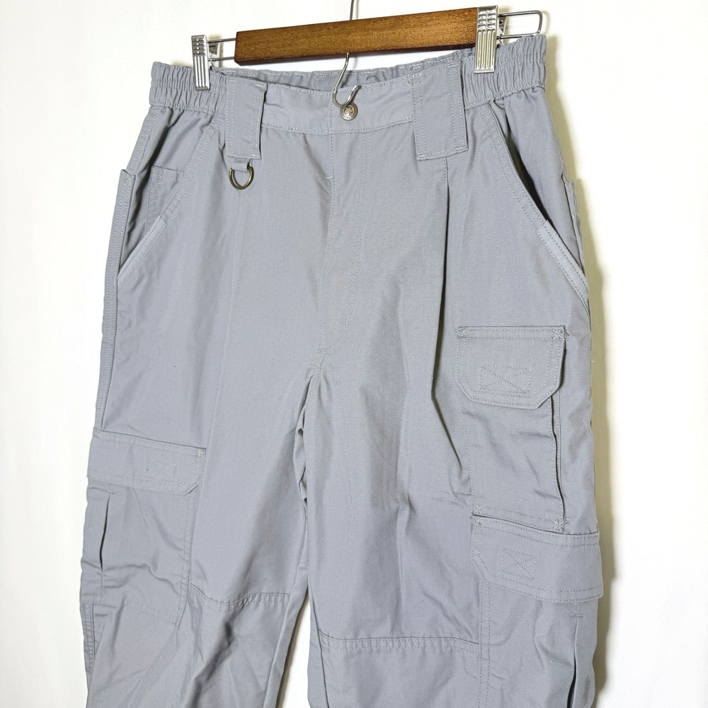Propper Mens Tactical Cargo Pants Gray Ripstop Utility Work Trousers 34x30